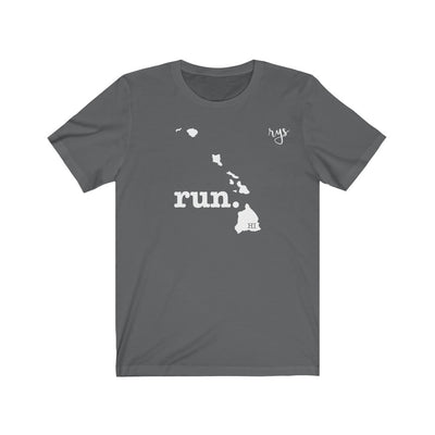 Run Hawaii Men's / Unisex T-Shirt (Solid)