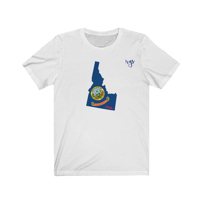 Run Idaho Men's / Unisex T-Shirt (Flag)