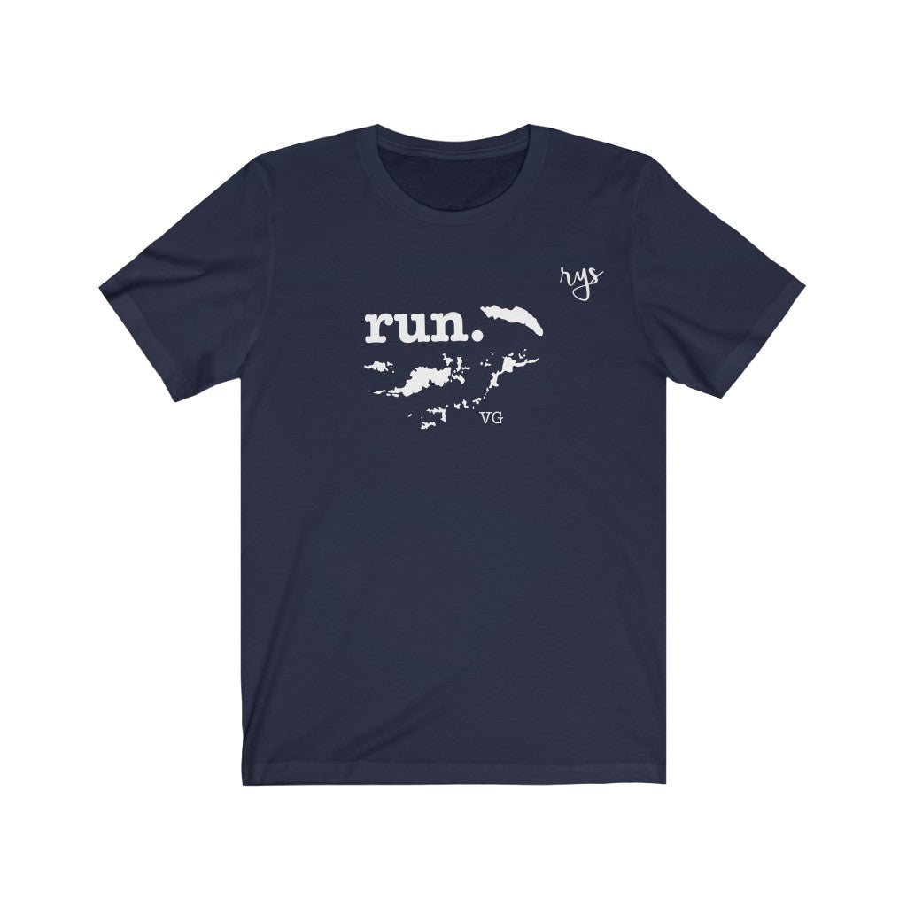 Run British Virgin Islands Men's / Unisex T-Shirt (Solid)