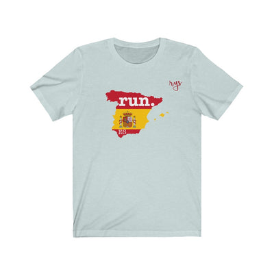 Run Spain Men's / Unisex T-Shirt (Flag)