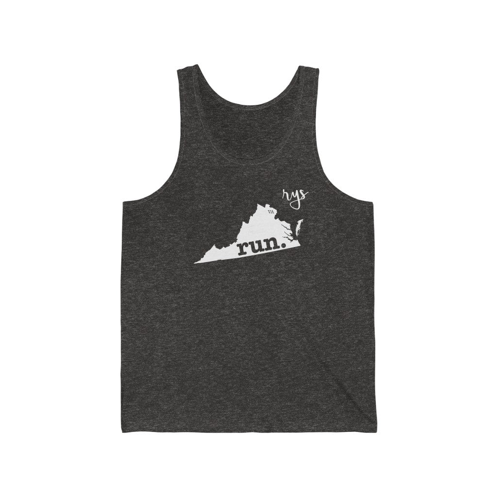 Run Virginia Men's / Unisex Tank Top (Solid)