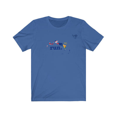 Run Turks Caicos Men's / Unisex T-Shirt (Flag)
