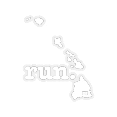 Run Hawaii Stickers (Solid)