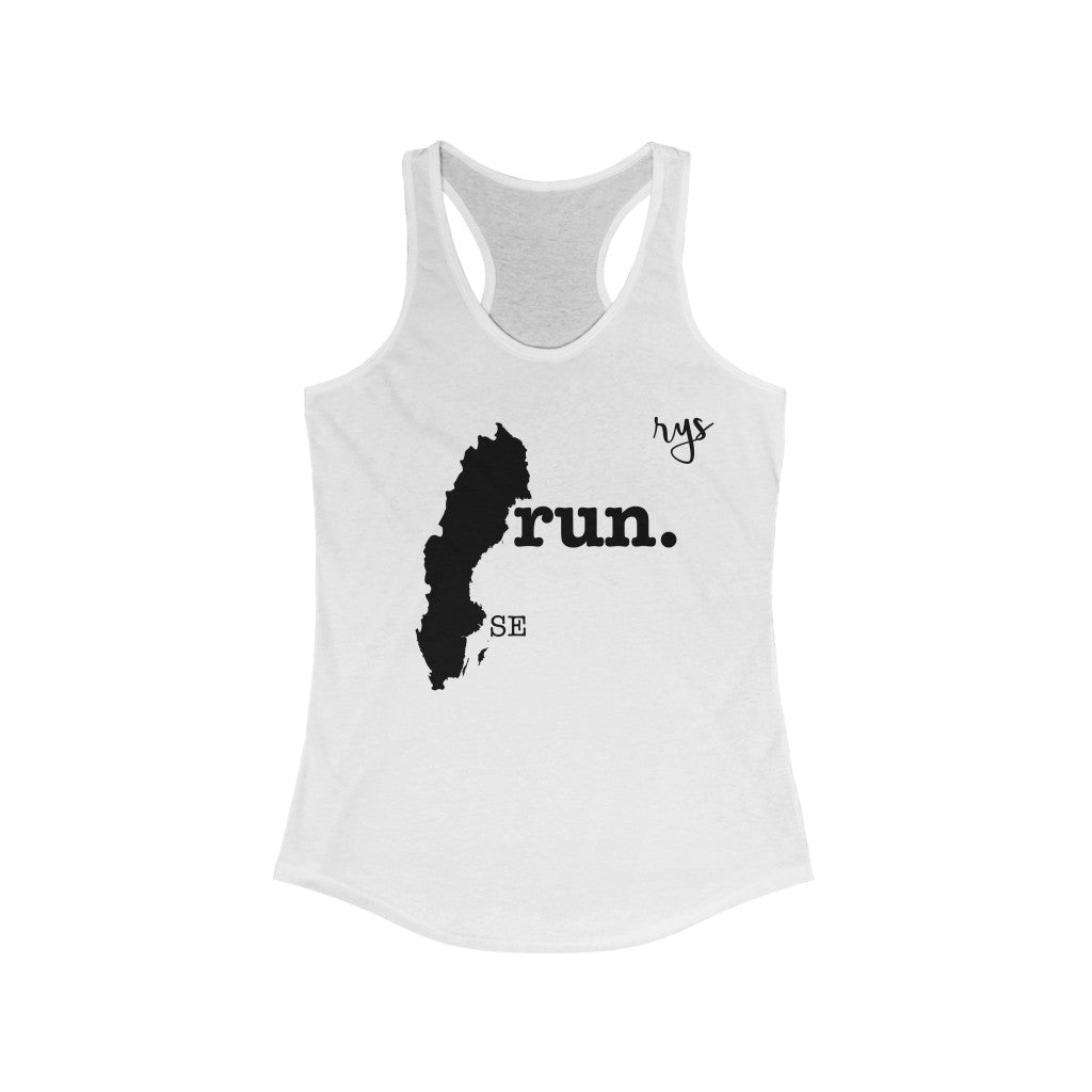 Run Sweden Women's Racerback Tank (Solid)