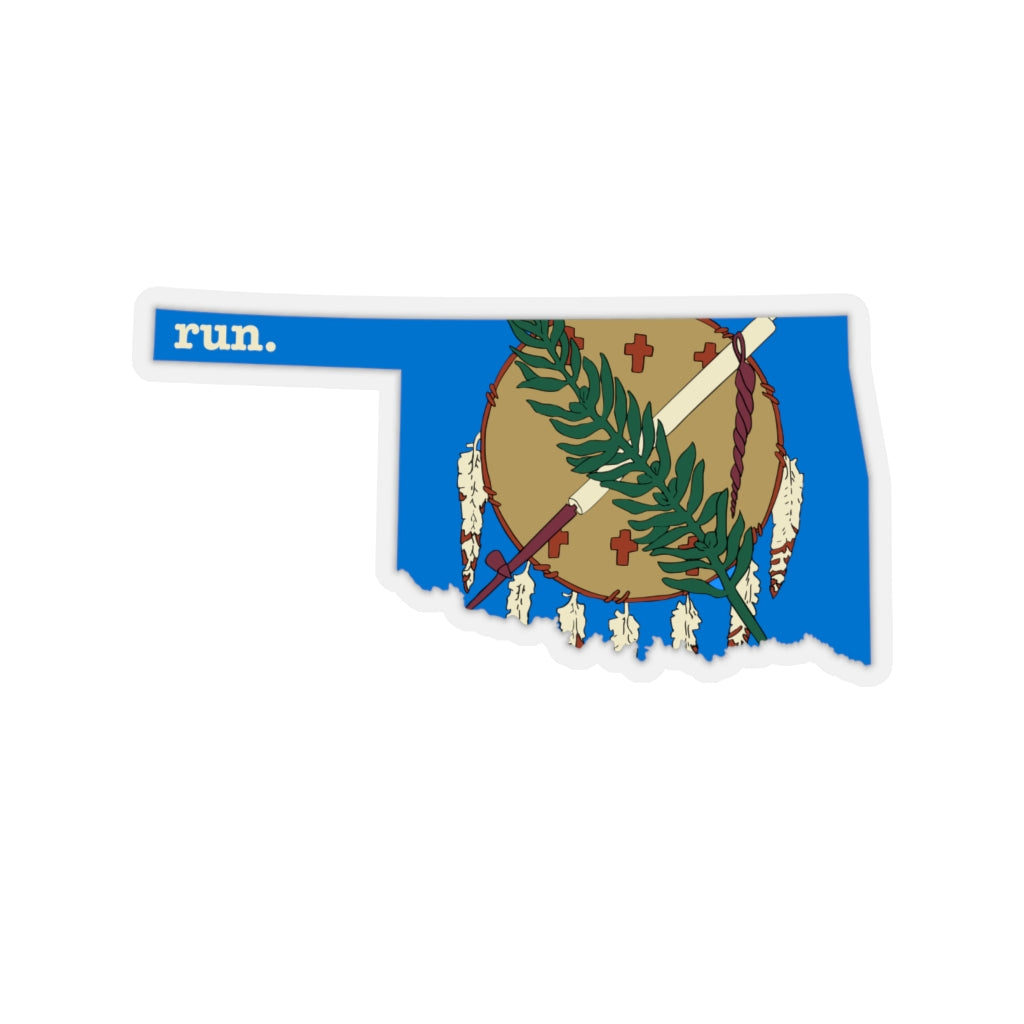 Run Oklahoma Stickers (Solid)