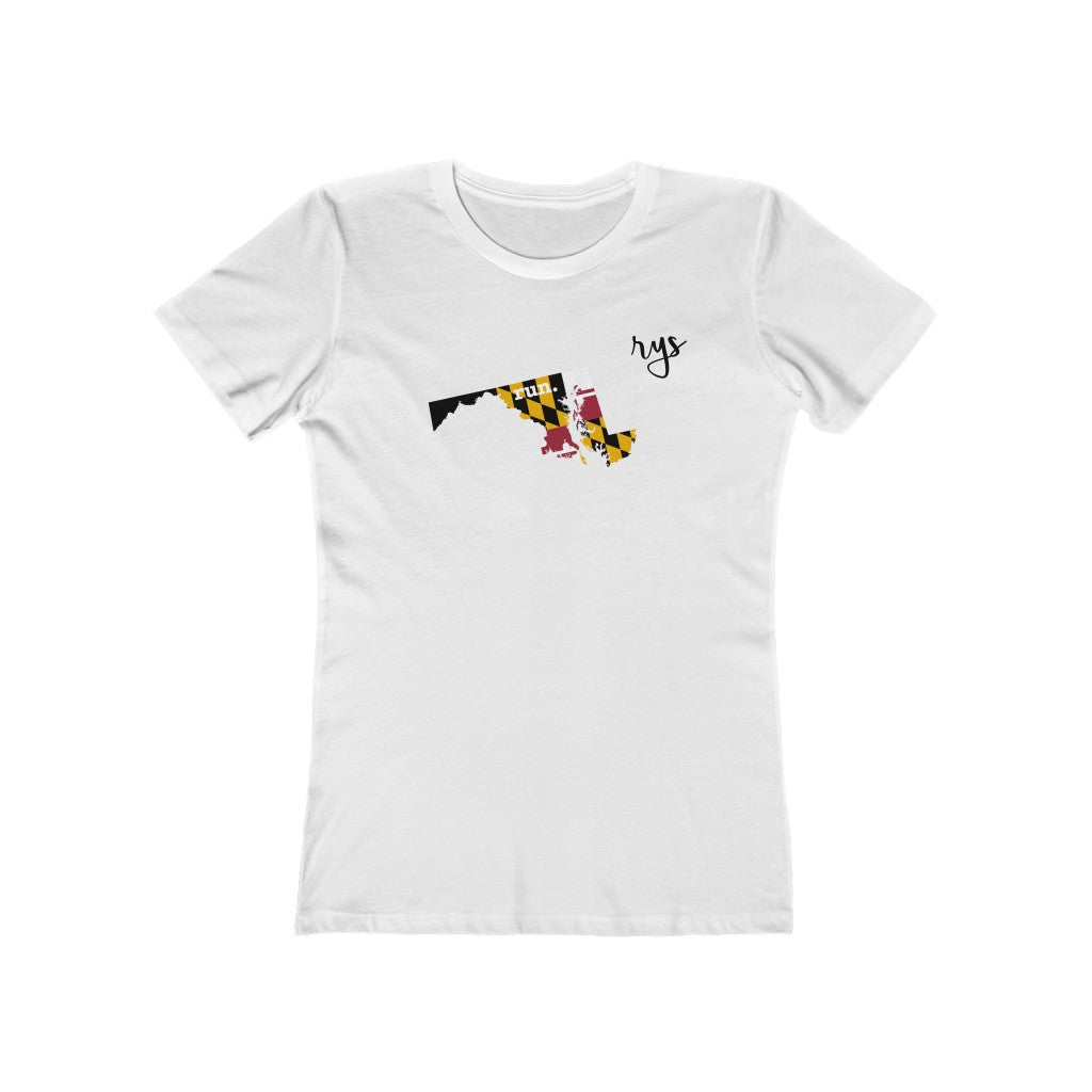 Run Maryland Women’s T-Shirt (Flag)