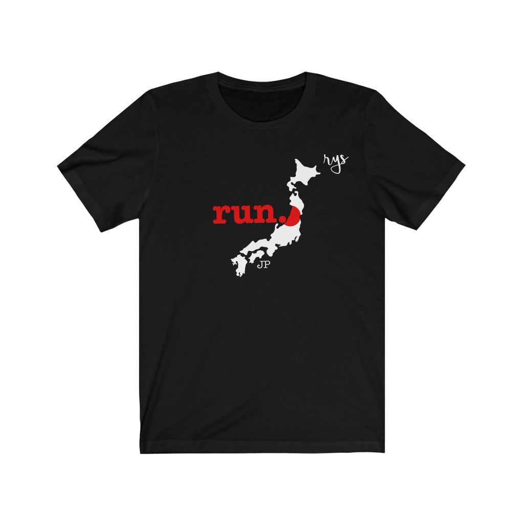 Run Japan Men's / Unisex T-Shirt (Flag)