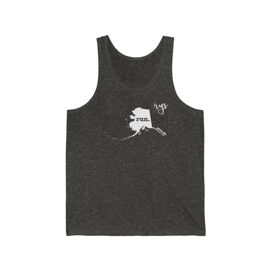 Run Alaska Men's / Unisex Tank Top (Solid)