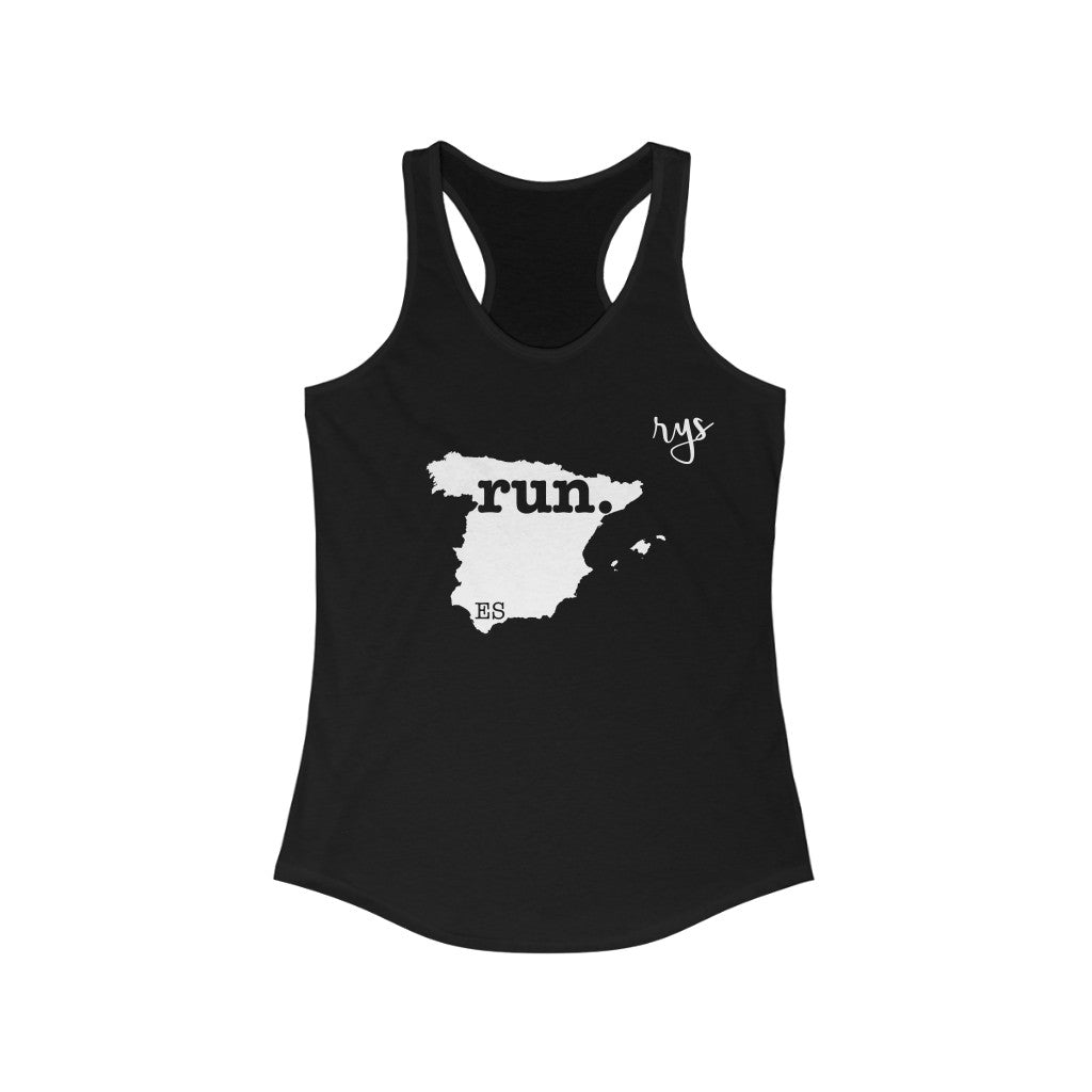 Run Spain Women's Racerback Tank (Solid)
