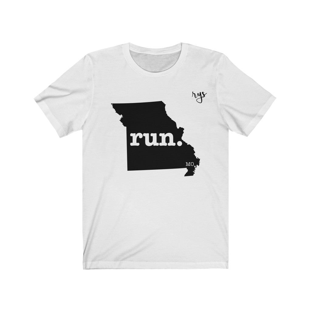 Run Missouri Men's / Unisex T-Shirt (Solid)