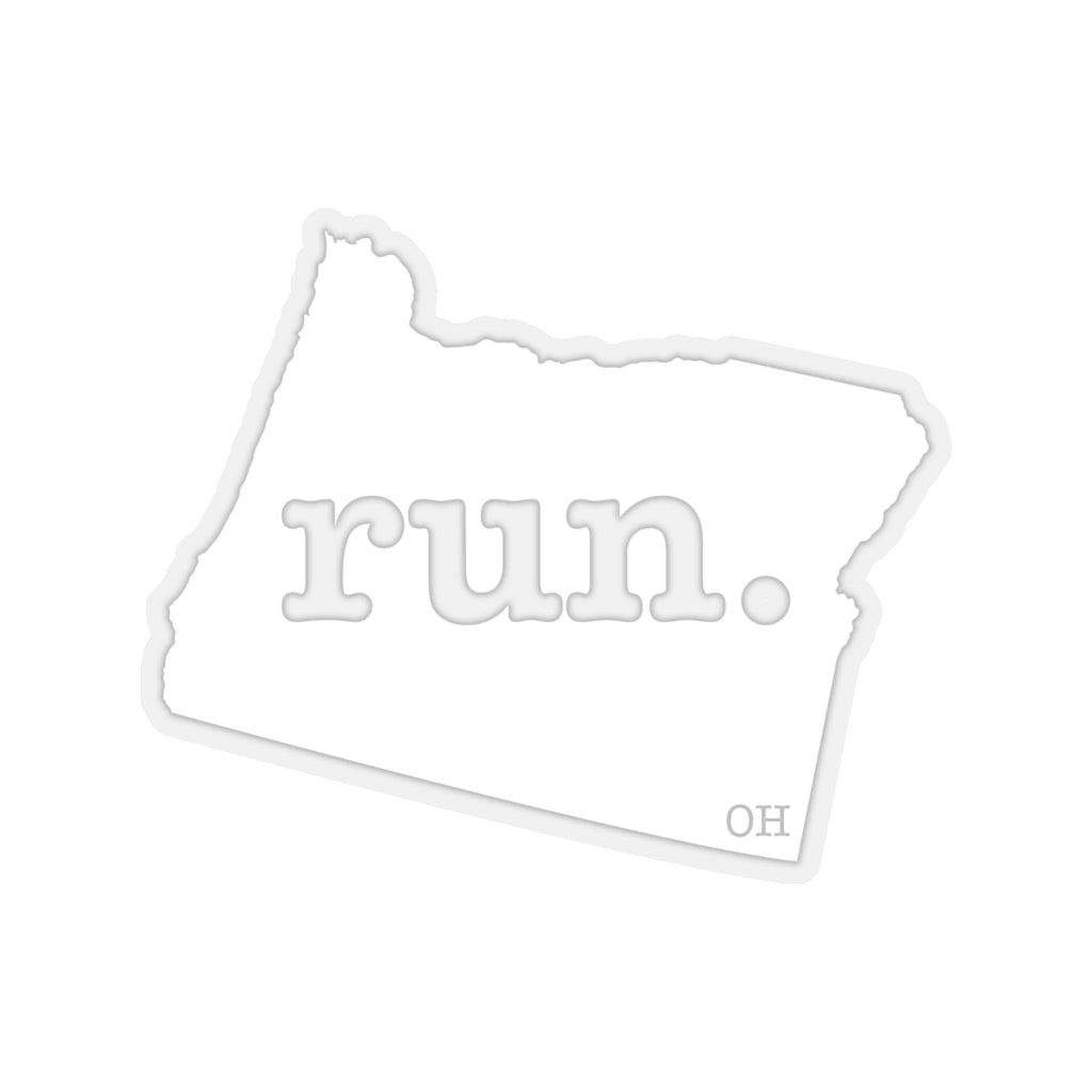 Run Oregon Stickers(Solid)
