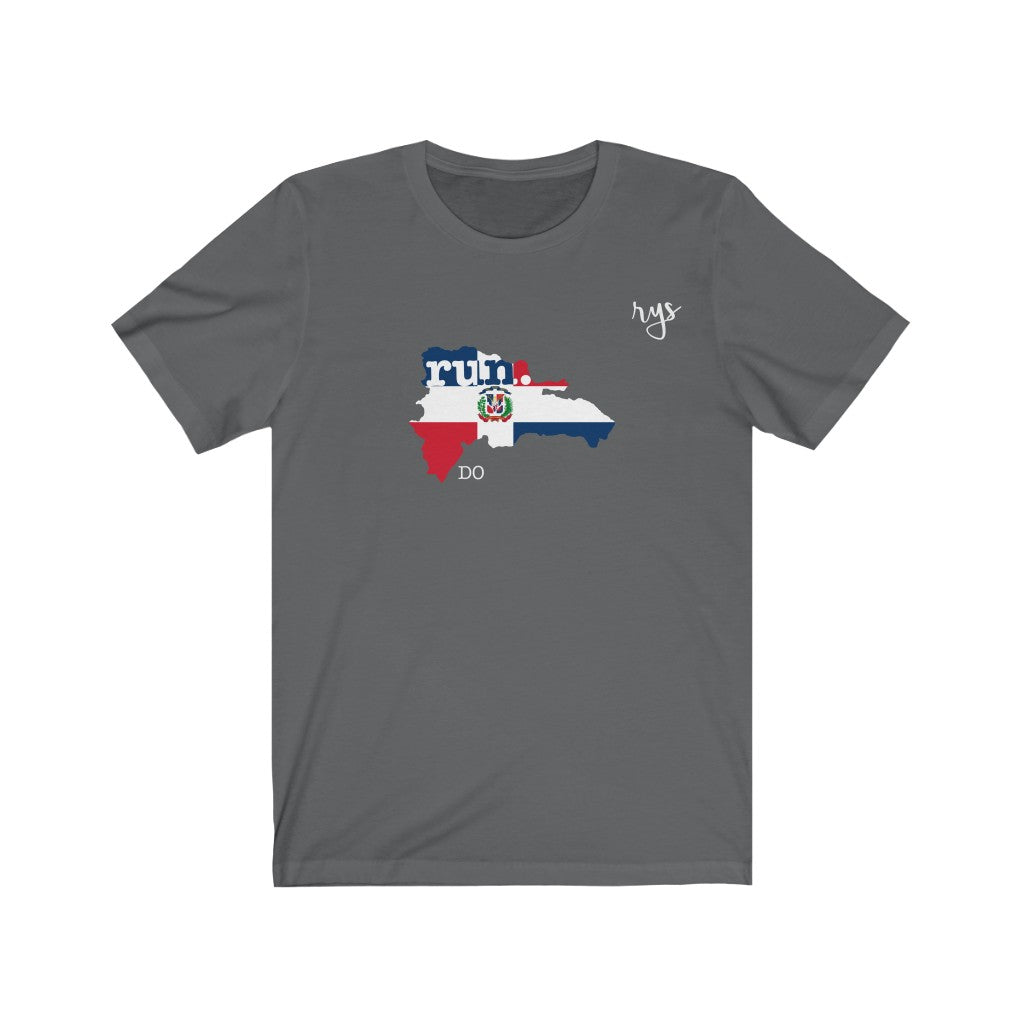Run Dominican Republic Men's / Unisex T-Shirt (Flag)