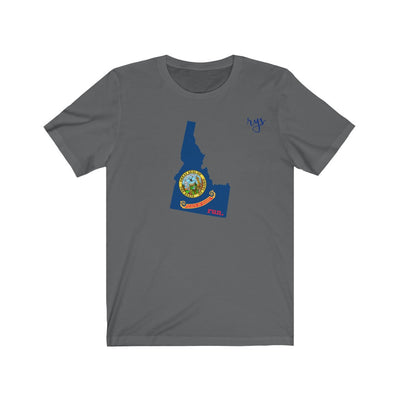 Run Idaho Men's / Unisex T-Shirt (Flag)