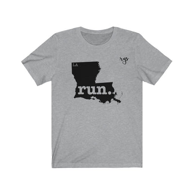 Run Louisiana Men's / Unisex T-Shirt (Solid)