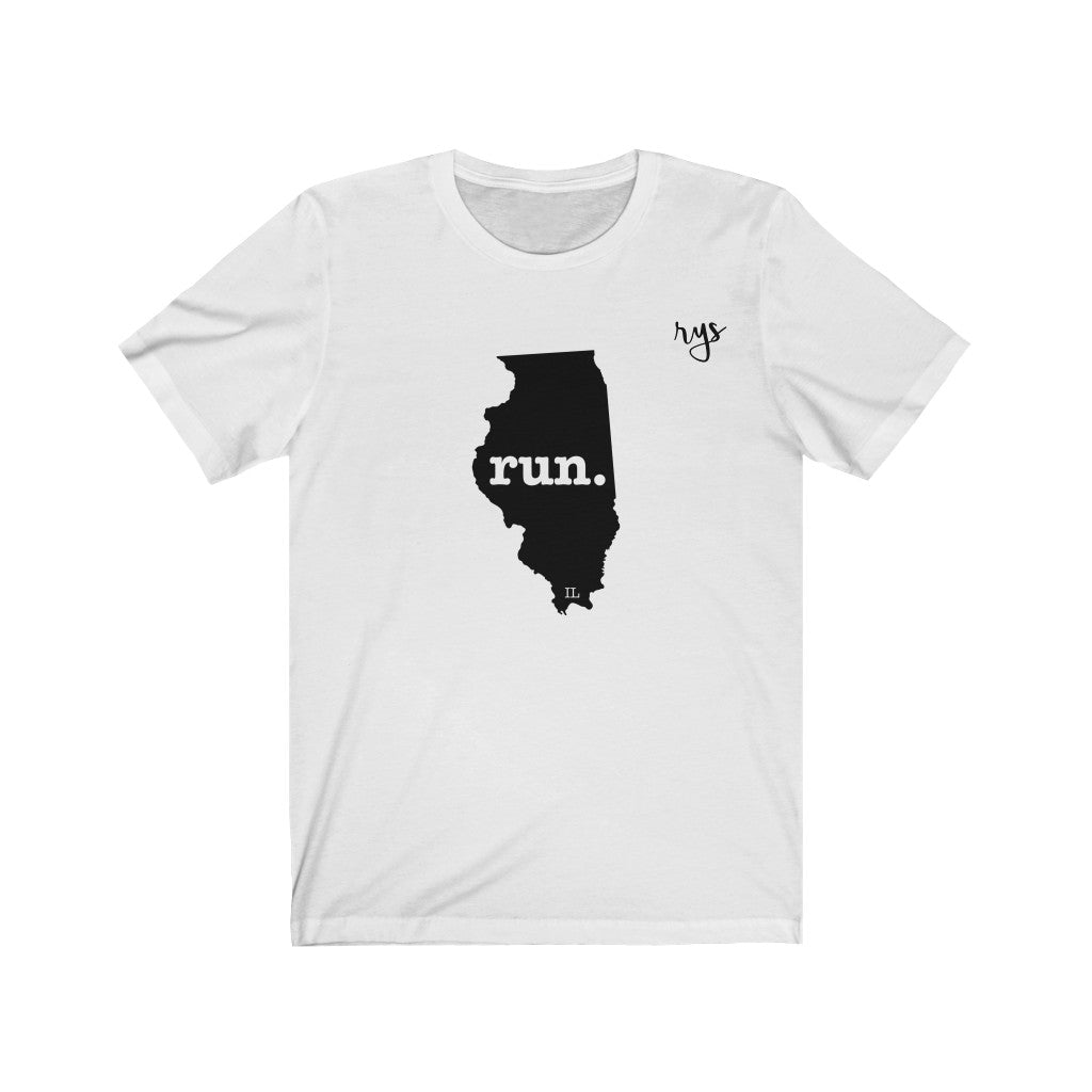 Run Illinois Men's / Unisex T-Shirt (Solid)