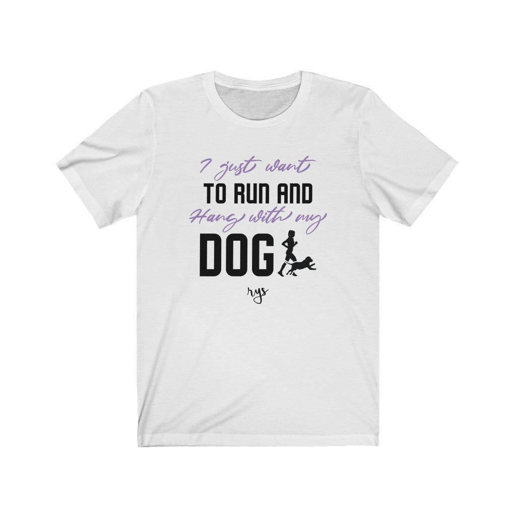 Run Hang With My Dog Men's / Unisex T-Shirt