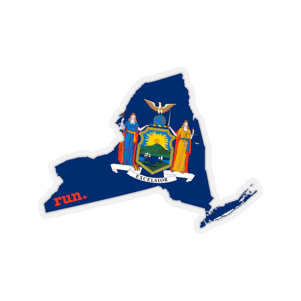Run New York Stickers (Flag)