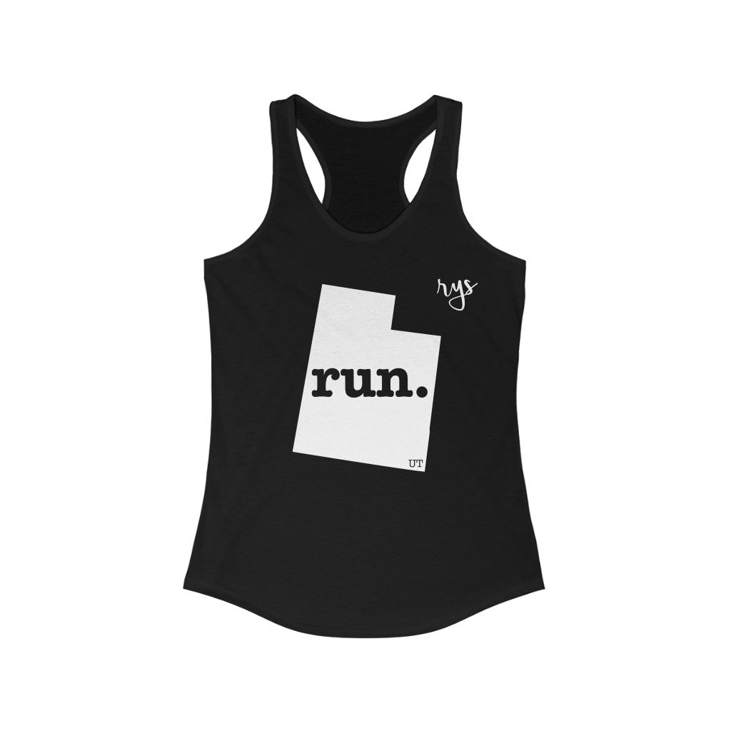 Run Utah Women's Racerback Tank (Solid)