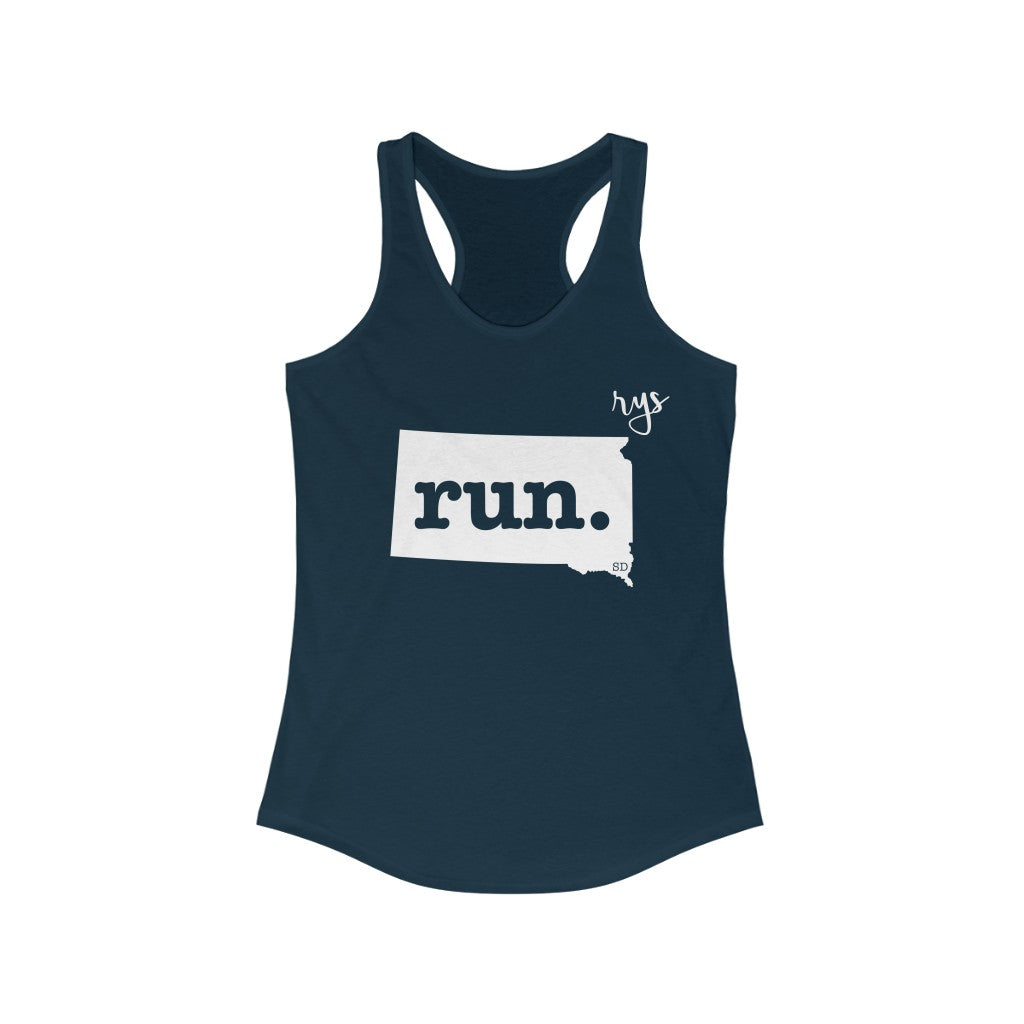 Run South Dakota Women's Racerback Tank (Solid)