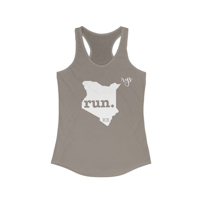 Run Kenya Women's Racerback Tank (Solid)