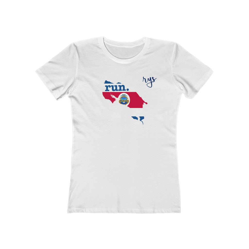 Run Costa Rica Women’s T-Shirt (Flag)