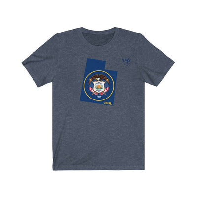 Run Utah Men's / Unisex T-Shirt (Flag)