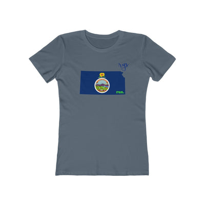 Run Kansas Women’s T-Shirt (Flag)