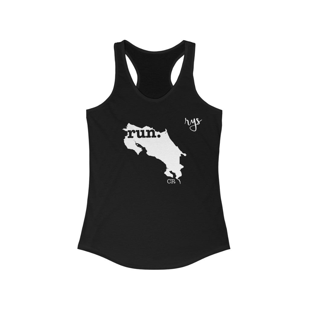 Run Costa Rica Women's Racerback Tank (Solid)