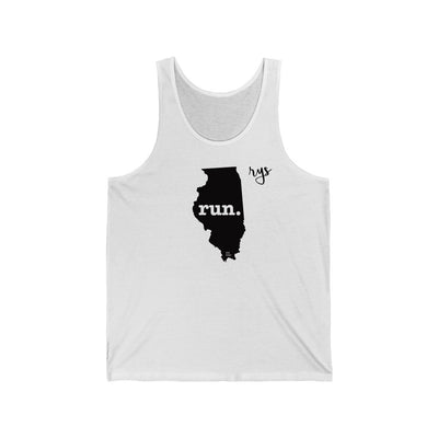 Run Illinois Men's / Unisex Tank Top (Solid)