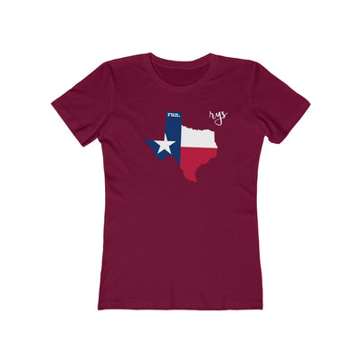 Run Texas Women’s T-Shirt (Flag)