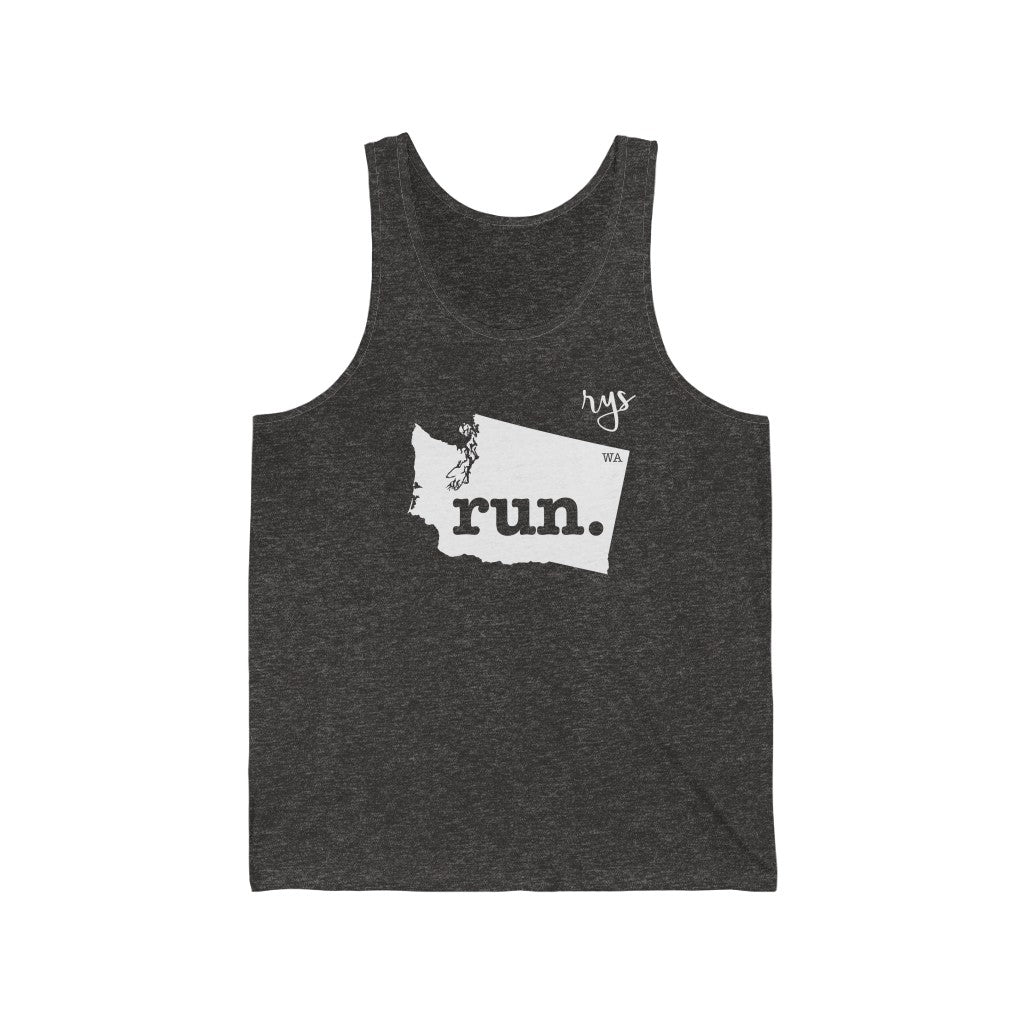 Run Washington Men's / Unisex Tank Top (Solid)