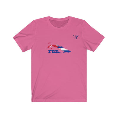 Run Cuba Men's / Unisex T-Shirt (Flag)
