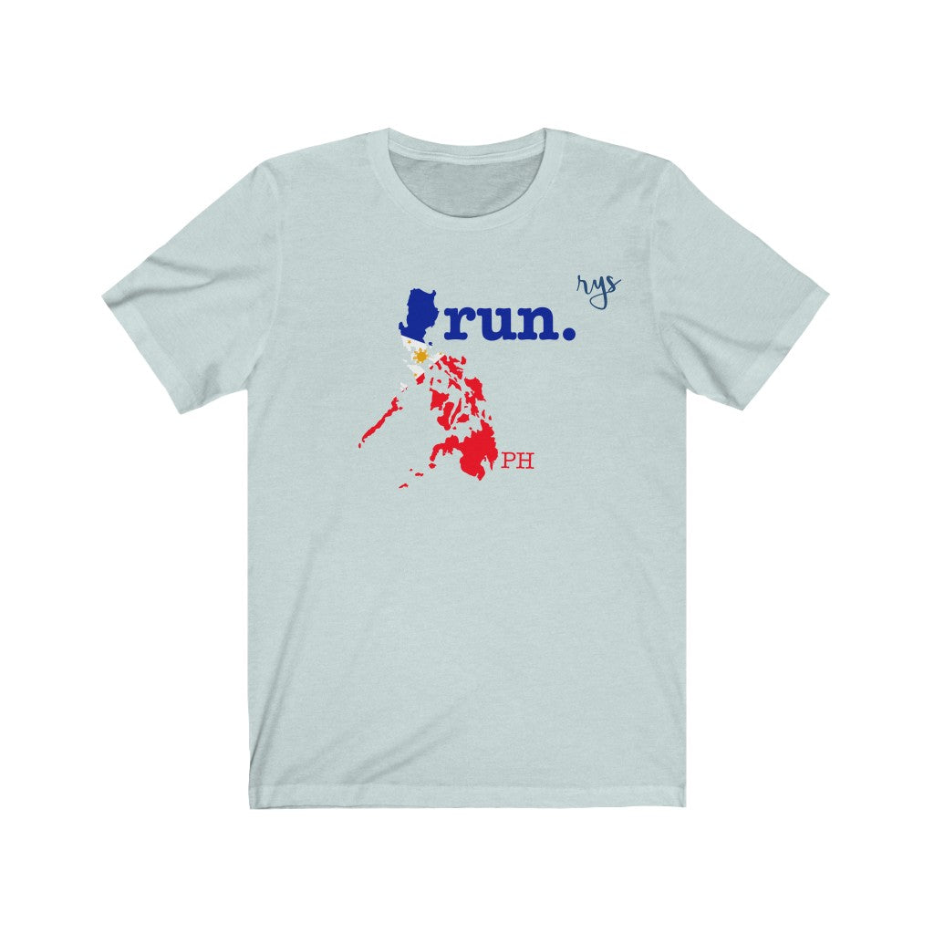Run Philippines Men's / Unisex T-Shirt (Flag)