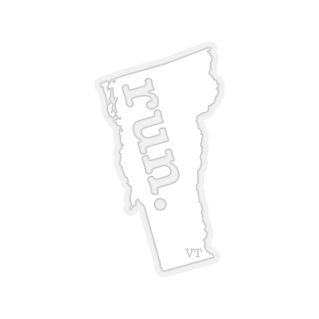 Run Vermont Stickers (Solid)