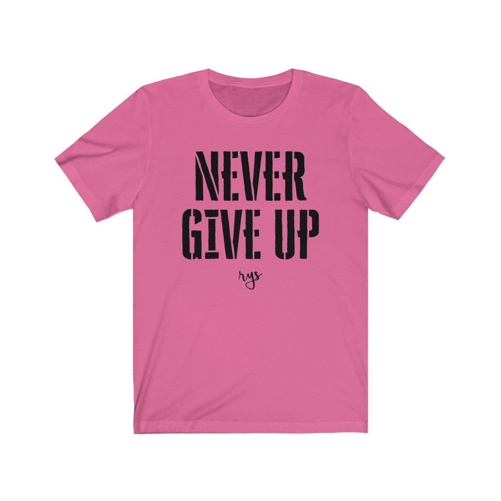 Never Give Up Men's / Unisex T-Shirt