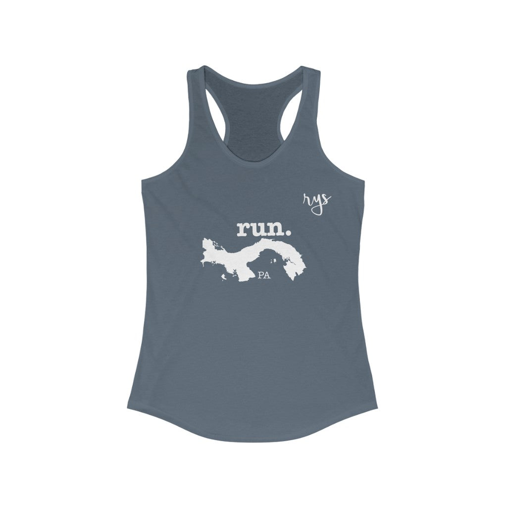 Run Panama Women's Racerback Tank (Solid)