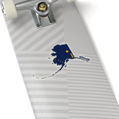 Run Alaska Stickers (Flag)