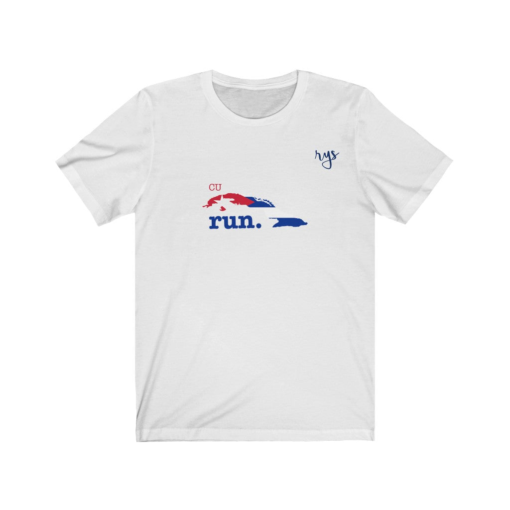 Run Cuba Men's / Unisex T-Shirt (Flag)