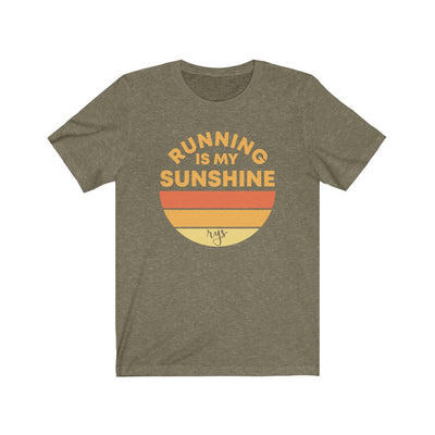Running Is My Sun shine Men's / Unisex T-Shirt