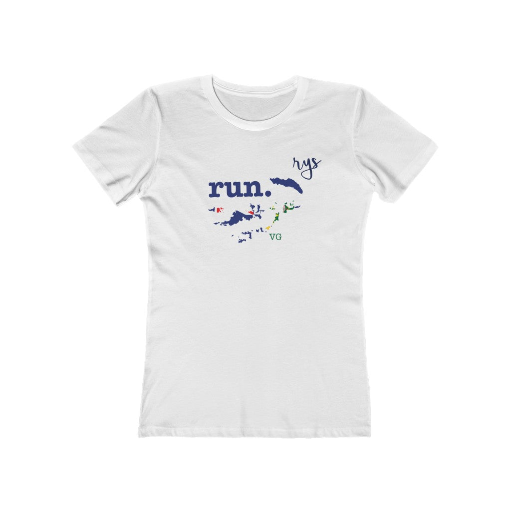 Run British Virgin Islands Women’s T-Shirt (Flag)