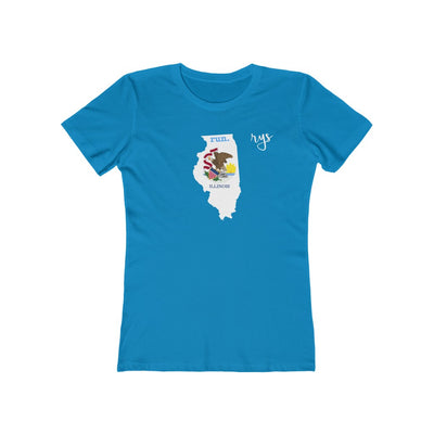 Run Illinois Women’s T-Shirt (Flag)