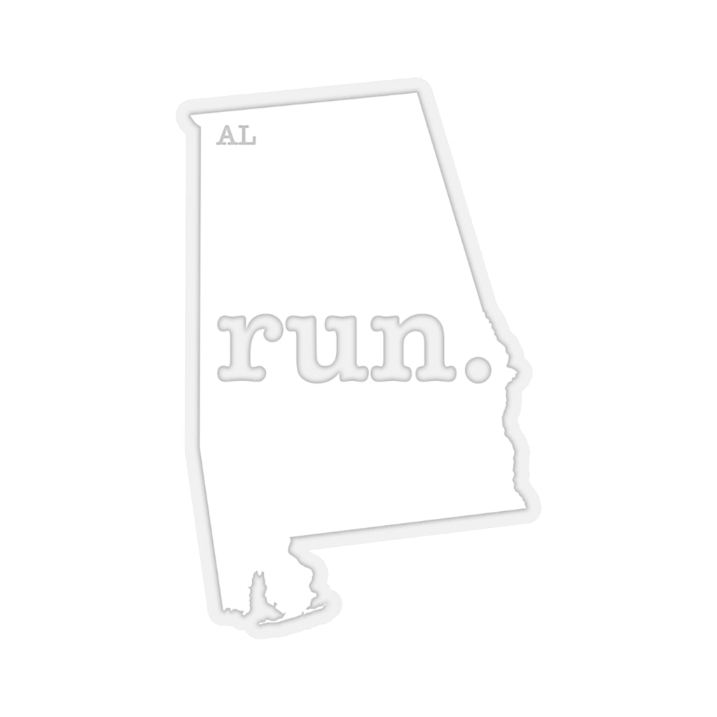 Run Alabama Stickers (Solid)