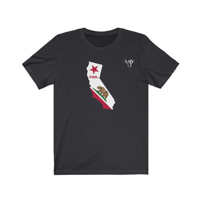 Run California Men's / Unisex T-Shirt (Flag)