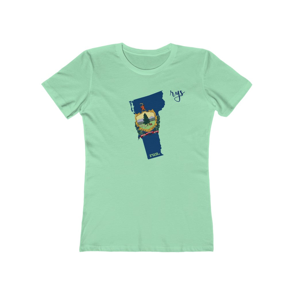Run Vermont Women’s T-Shirt (Flag)