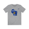 Run Wisconsin Men's / Unisex T-Shirt (Flag)
