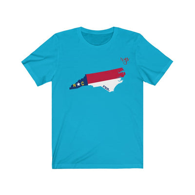 Run North Carolina Men's / Unisex T-Shirt (Flag)