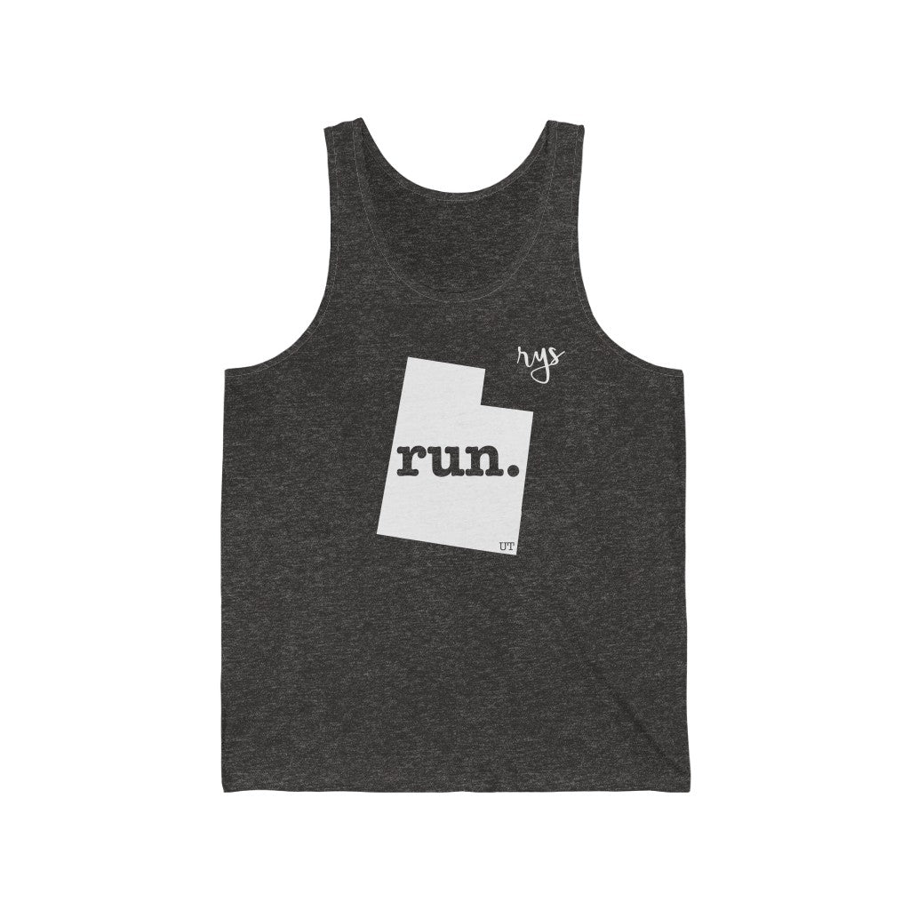 Run Utah Men's / Unisex Tank Top (Solid)