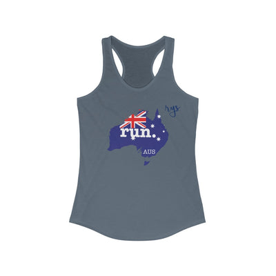 Run Australia Women's Racerback Tank (Flag)