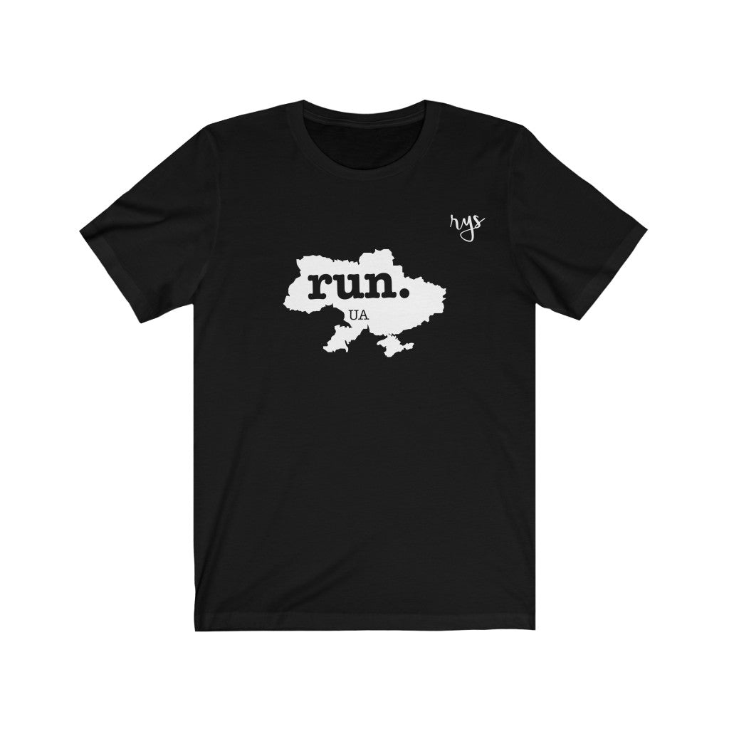 Run Ukraine Men's / Unisex T-Shirt (Solid)