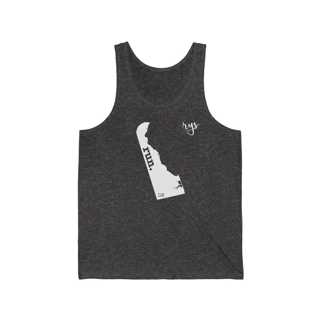 Run Delaware Men's / Unisex Tank Top (Solid)